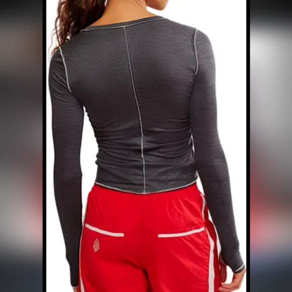 NWT Free People X Hatch Right On Run Long Sleeve Top - Picture 3 of 6
